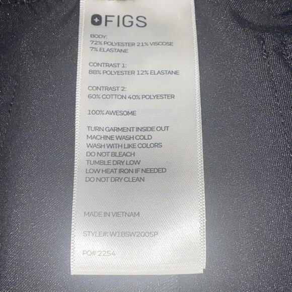 Figs Technical Collection Pants Black Petite Medium MP Women’s Zamora Jogger - Picture 4 of 4